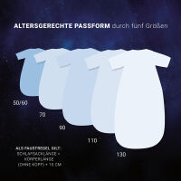 Babyschlafsack Bubou Farbe 203, Größe 50/60 bis 110