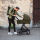FX4 Soft+ Swing mit Panorama Lyx im Set mit schwarzem Gestell ohne Handbremse