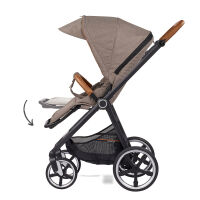 Kinderwagen-Set Fusion inklusive Babywanne Lyx Design 387387 taupe