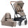 Kinderwagen-Set Fusion inklusive Babywanne Lyx Design 387387 taupe