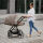 Kinderwagen-Set Fusion inklusive Babywanne Lyx Design 387387 taupe