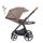 Kinderwagen-Set Fusion inklusive Babywanne Lyx Design 387387 taupe