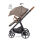 Kinderwagen-Set Fusion inklusive Babywanne Lyx Design 387387 taupe