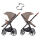 Kinderwagen-Set Fusion inklusive Babywanne Lyx Design 387387 taupe
