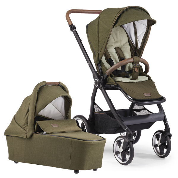 Kinderwagen-Set Fusion inklusive Babywanne Lyx Design 389389 grün