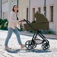 Kinderwagen-Set Fusion inklusive Babywanne Lyx Design 389389 grün
