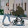 Kinderwagen-Set Fusion inklusive Babywanne Lyx Design 389389 grün