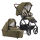 FX4 Set Swing mit Panorama Lyx, Gestell schwarz/tabak, Design 651651 moosgrün