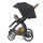 FX4 Set Swing mit Panorama Lyx, Gestell schwarz/tabak, Design 651651 moosgrün
