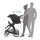 FX4 Set Swing mit Panorama Lyx, Gestell schwarz/tabak, Design 651651 moosgrün