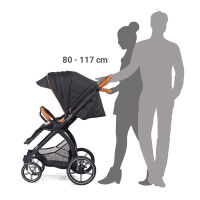 FX4 Soft+ Swing mit Panorama Lyx im Set mit eloxiertem  Gestell ohne Handbremse 458458