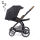 FX4 Set Swing mit Panorama Lyx, Gestell schwarz, Design 688688 Grau Elegance