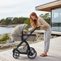 FX4 Soft+ Swing mit Panorama Relax im Set mit schwarzem Gestell ohne Handbremse 688688