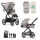 FX4 Soft+ Swing mit Panorama Relax im Set mit schwarzem Gestell ohne Handbremse 688688