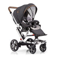 F6 Air+ elox/tabak/C2 Desgin 961961 anthrazit grau meliert