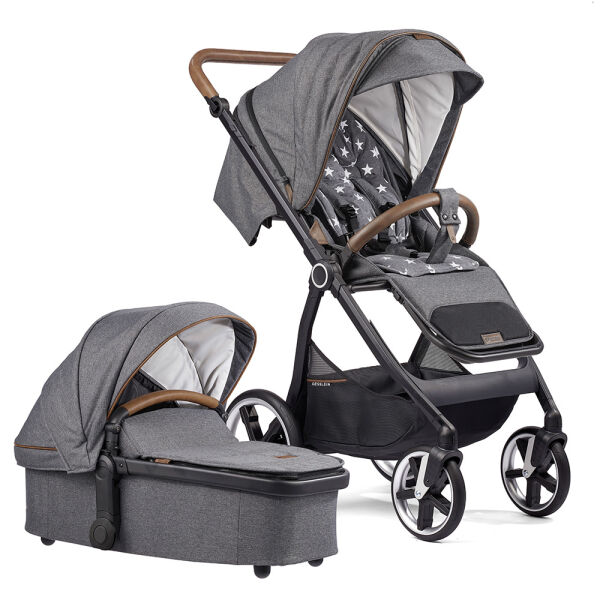 INDY M2 Set Swing mit Panorama Relax, Design 559559 grau meliert
