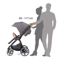 INDY M2 Set Swing mit Panorama Relax, Design 559559 grau meliert