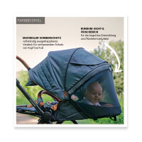 INDY M2 Set Swing mit Panorama Relax, Design 559559 grau meliert