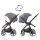 INDY M2 Set Swing mit Panorama Relax, Design 559559 grau meliert