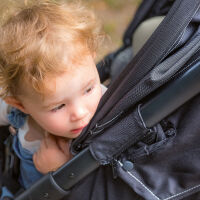 Buggyeinhang F4 Kinderwagen Version 3 grau meliert