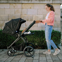 Kinderwagen-Set FX4 Style Design 388388, schwarz