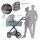 FX4 Style-Set limited Edition Starlight Blue 491491 mit Babywanne, Wickelrucksack und Fußsack Igloo