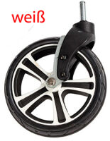 Einzelschwenkrad 7,5 Zoll Air+ 12mm Achse weiß 0000