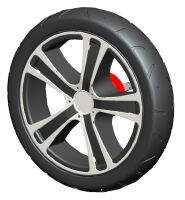 Gesslein Air+ Hinterrad 10 Zoll weiß | Ersatzrad F4...