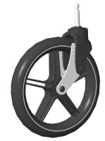 Vorderrad SSW FX4 8,5 Zoll Soft+ black reflective