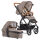 FX4 Soft+ Swing mit Panorama Relax im Set mit schwarzem Gestell ohne Handbremse