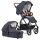 FX4 Soft+ Swing mit Panorama Relax im Set mit schwarzem Gestell ohne Handbremse