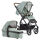 FX4 Soft+ Swing mit Panorama Relax im Set mit schwarzem Gestell ohne Handbremse