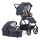 FX4 Soft+ Swing mit Panorama Relax im Set mit schwarzem Gestell ohne Handbremse